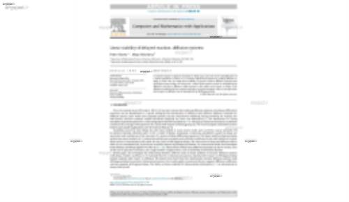 Linear stability of delayed reaction–diffusion systems